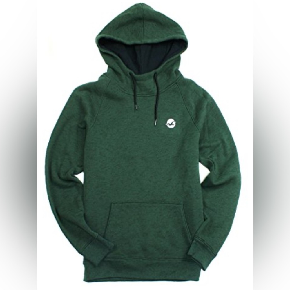 Hollister Iconic Fleece Hoodie with Reflective Logo - XS